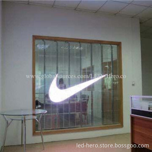 P10 Glass Display, Light Box, Good Heat Dissipation Function